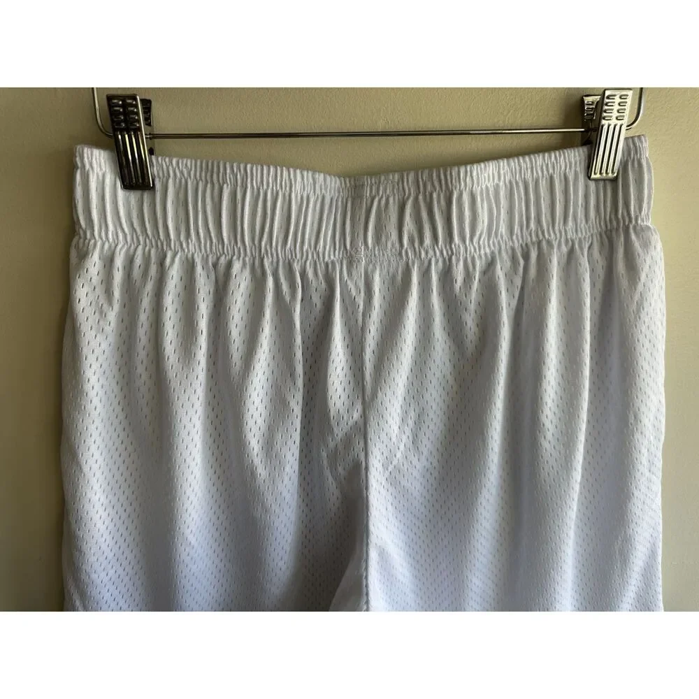 Inaka Power Mesh Shorts Medium White Palm Tree Miami Vice Limited Release IP Gym